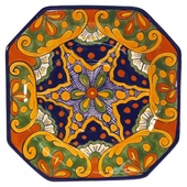 Octagonal Mexican Talavera Plate