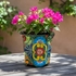 Octagonal Talavera Flower Pot