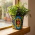 Octagonal Talavera Flower Pot