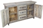 Old Door Buffet - 2 Doors & 3 Drawers