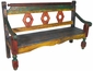 Old Mexico Hex Back Bench