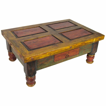 Old Mexico Painted Coffee Table