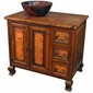 Old Wood and Copper Bath Vanity - With or Without Sink
