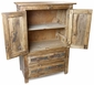 Old Wood Armoire - 2 Doors and 2 Drawers