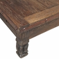 Old Wood Iron Banded Ox Yoke Coffee Table - 4 Drawers