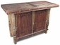 Old Wood Ox Yoke Bar with Iron Accents