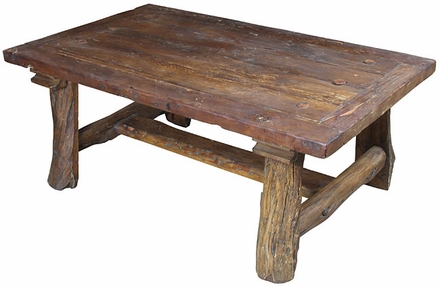 Old Wood Ranch Rustic Coffee Table