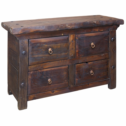 Old World Mesquite Buffet - 4 Drawers