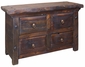 Old World Mesquite Buffet - 4 Drawers
