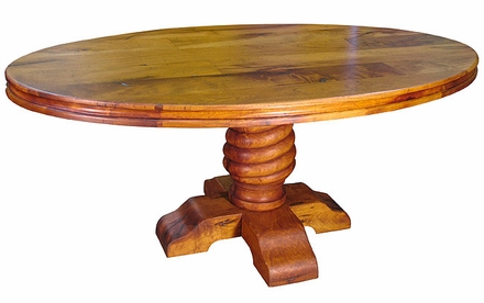 Oval Mesquite Dining Table