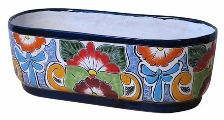 Oval Talavera Planter