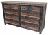 Ox Yoke Rustic 5-Piece Bedroom Set with Hammered Iron Accents