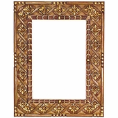 Painted Carved Braid Frame 20" x 25.75"