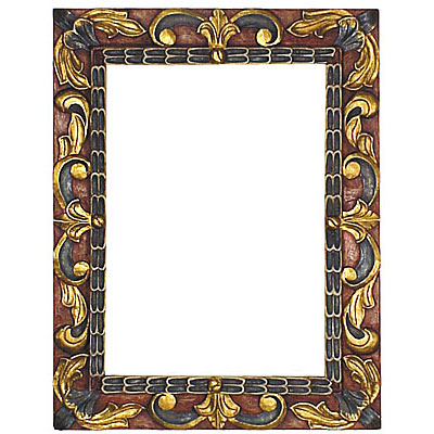 Painted Carved Floral Frames 20