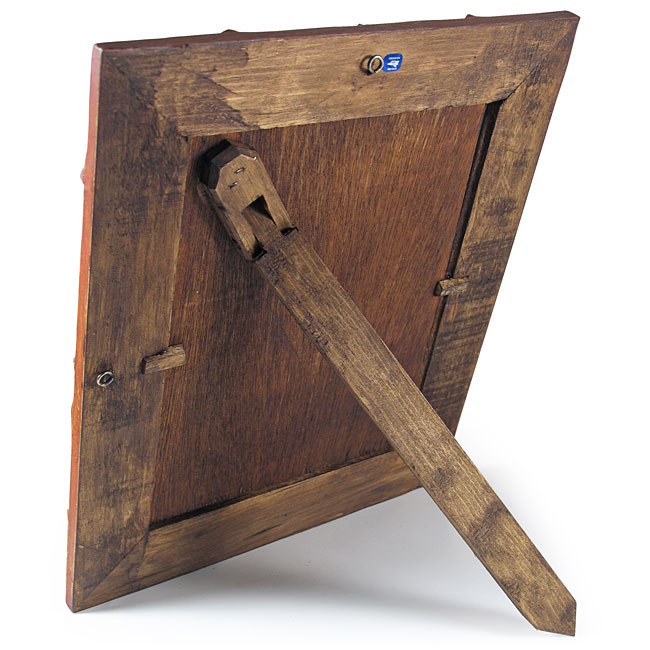 Painted Carved Wood Floral Picture Frame For 8 x 10