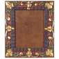 Painted Carved Wood Floral Picture Frame - For 8 x 10