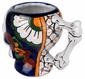 Painted Ceramic Sugar Skull Coffee Mug