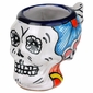 Painted Ceramic Sugar Skull Shot Glass - Set of 2
