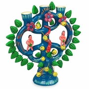 Painted Clay Folk Art Accents