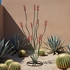 Painted Ocotillo Yard Art Sculptures - Three Sizes Available
