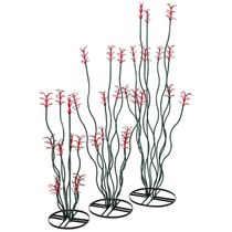 Painted Steel Ocotillo Garden Sculptures