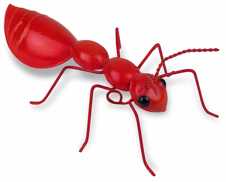 Painted Tin Ant Sculpture