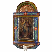 Painted Tin Arched Nicho