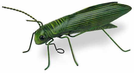 Painted Tin Grasshopper