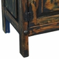 Painted Wood 1 Door Nightstand - Dark Blue