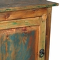 Painted Wood 1 Door Nightstand - Multi-Color