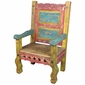 Painted Wood Captains Arm Chair