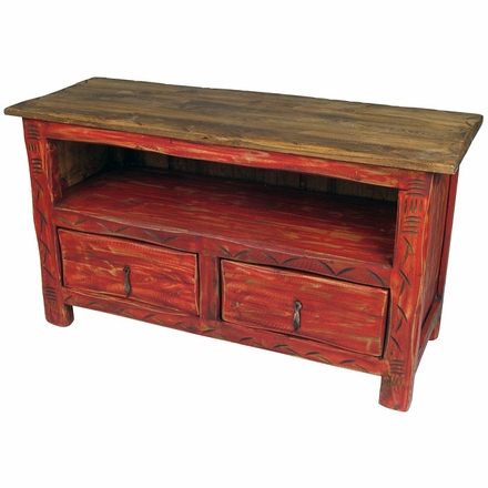Painted Wood Entertainment Console