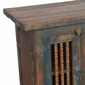 Painted Wood Entertainment Console/Buffet Blue