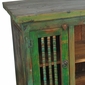 Painted Wood Entertainment Console/Buffet Green
