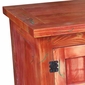 Painted Wood Entertainment Console Red