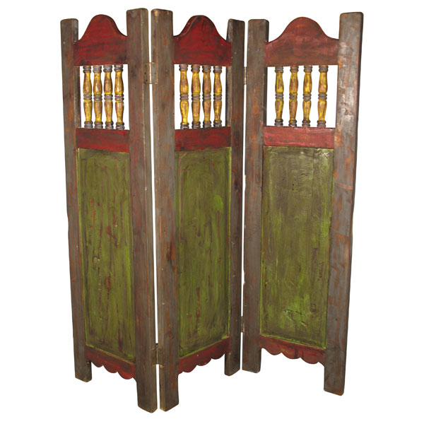 Painted Wood Screen Room Divider