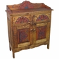 Painted Wood Sunflower Buffet