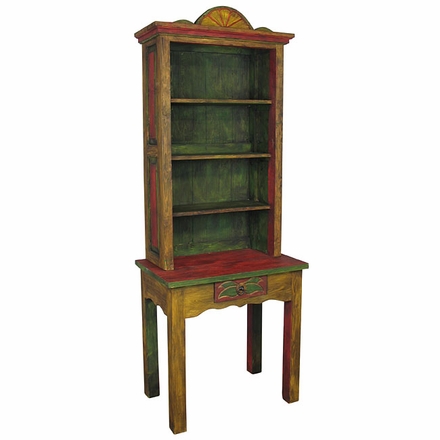 Painted Wood Table Book Shelf