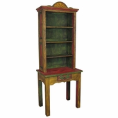Painted Wood Table Book Shelf