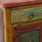 Painted Wood Tall Nightstand with Slate Top