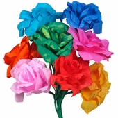 Paper Roses - Bouquet of 12