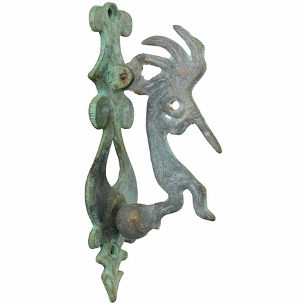 Patina Bronze Kokopelli Door Knocker