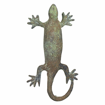 Patina Bronze Lizard Handle