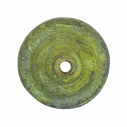 Patina Bronze Shield Rosettes with Bronze Nailheads - 1 Pair