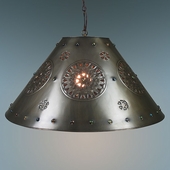 Pendant Light Extra Large Punched Marble Shade