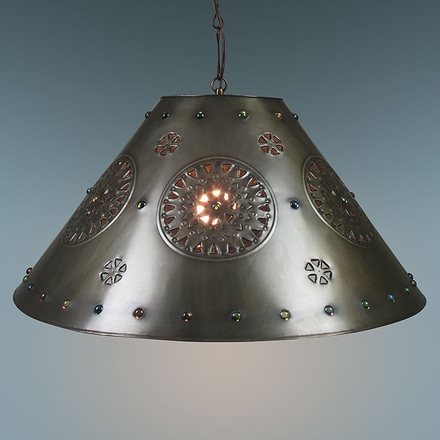 Pendant Light Extra Large Punched Marble Shade