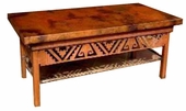 Petroglyph Coffee Table Base -- Rectangular