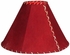 Pigskin Lamp Shade Red - 3 Sizes