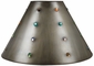 Plain Mexican Tin and Marble Shade