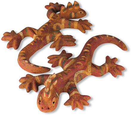 Pre-Columbian Clay Lizards - Set of 2